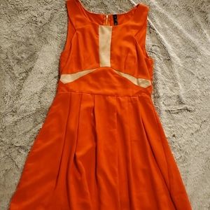 Orange dress